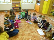 Návtěva prvňáčků ve školce